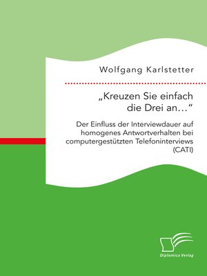cover image of „Kreuzen Sie einfach die Drei an..."